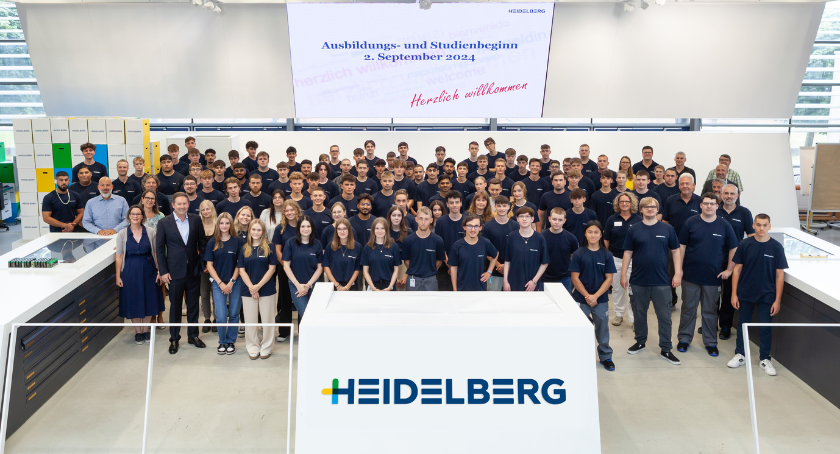 Heidelberg has promoted training of the next-generation workforce throughout its locations.